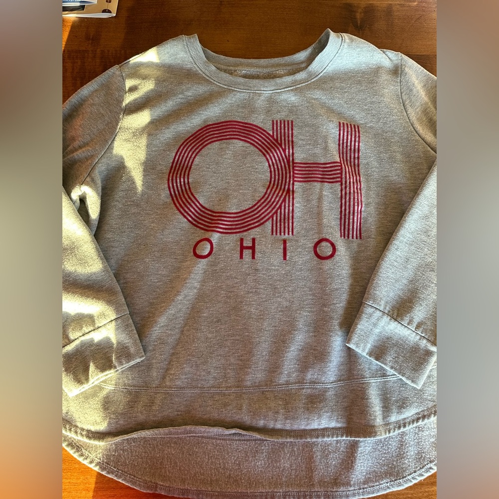 State of Mine Ohio High Low Sweatshirt.